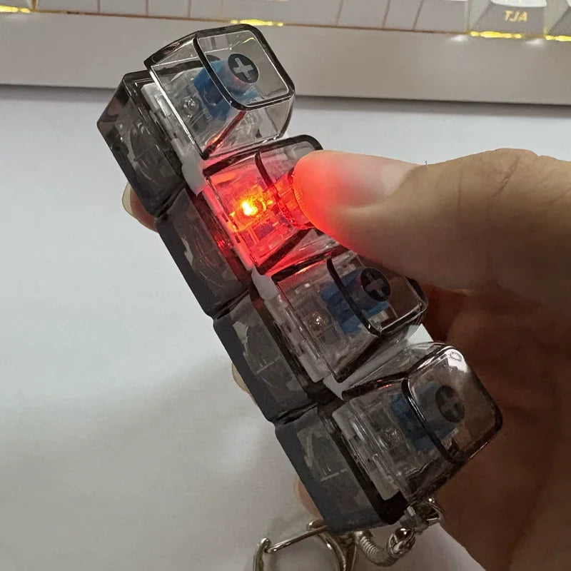 Glow Click Keychain